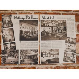 1944 Nothing Pot Luck About It Vtg Print Article by Martha B.‎ Darbyshire